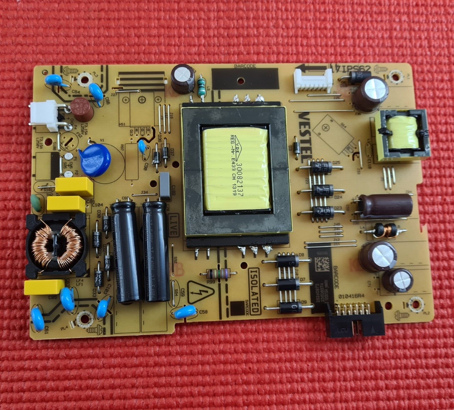 POWER SUPPLY BOARD FOR FINLUX 32-FHD-5120 HITACHI 32HE4500 TV 17IPS62 23506374