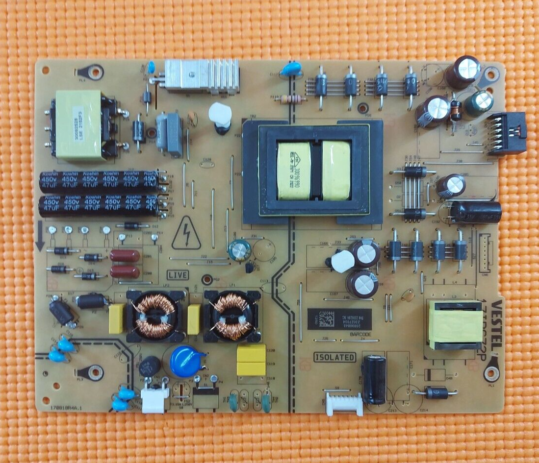 POWER BOARD PANASONIC TX-43LX650BZ TX-43HX600B TX-43HX700E TV 17IPS72P 23627694