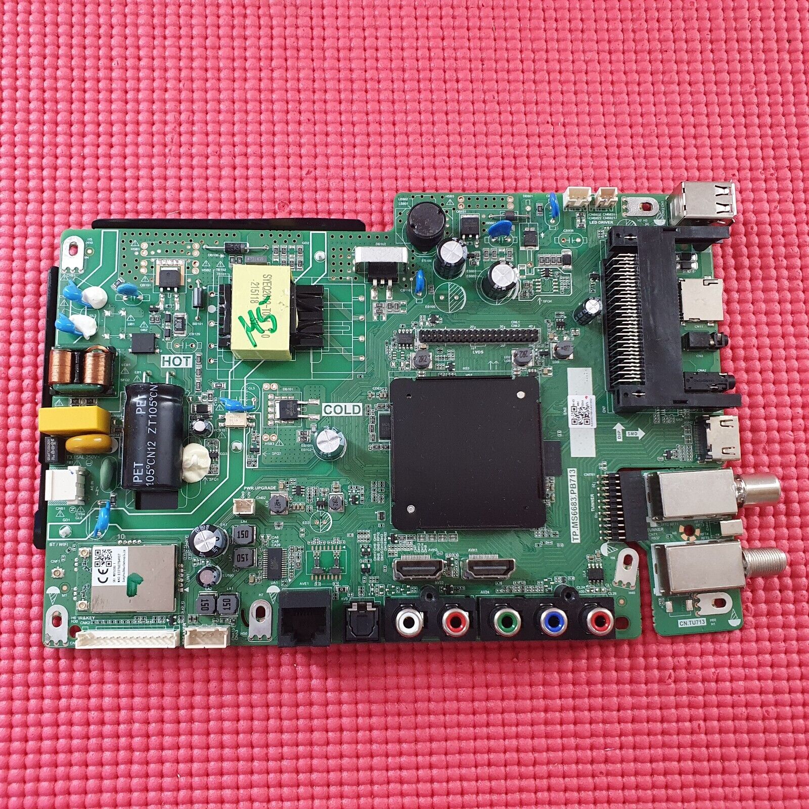 MAIN BOARD FOR BUSH HA32H4232LEKB TV TP.MS6683.PB713 SCREEN V320BJ8-Q01