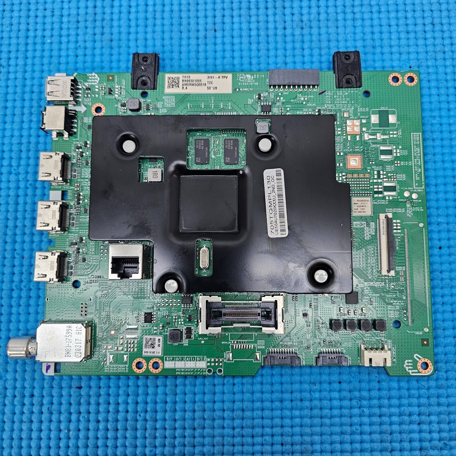 MAIN BOARD FOR SAMSUNG UE50AU7020K TV 705TQMPL130 BN96-50106E SCREEN CV500U5-T01