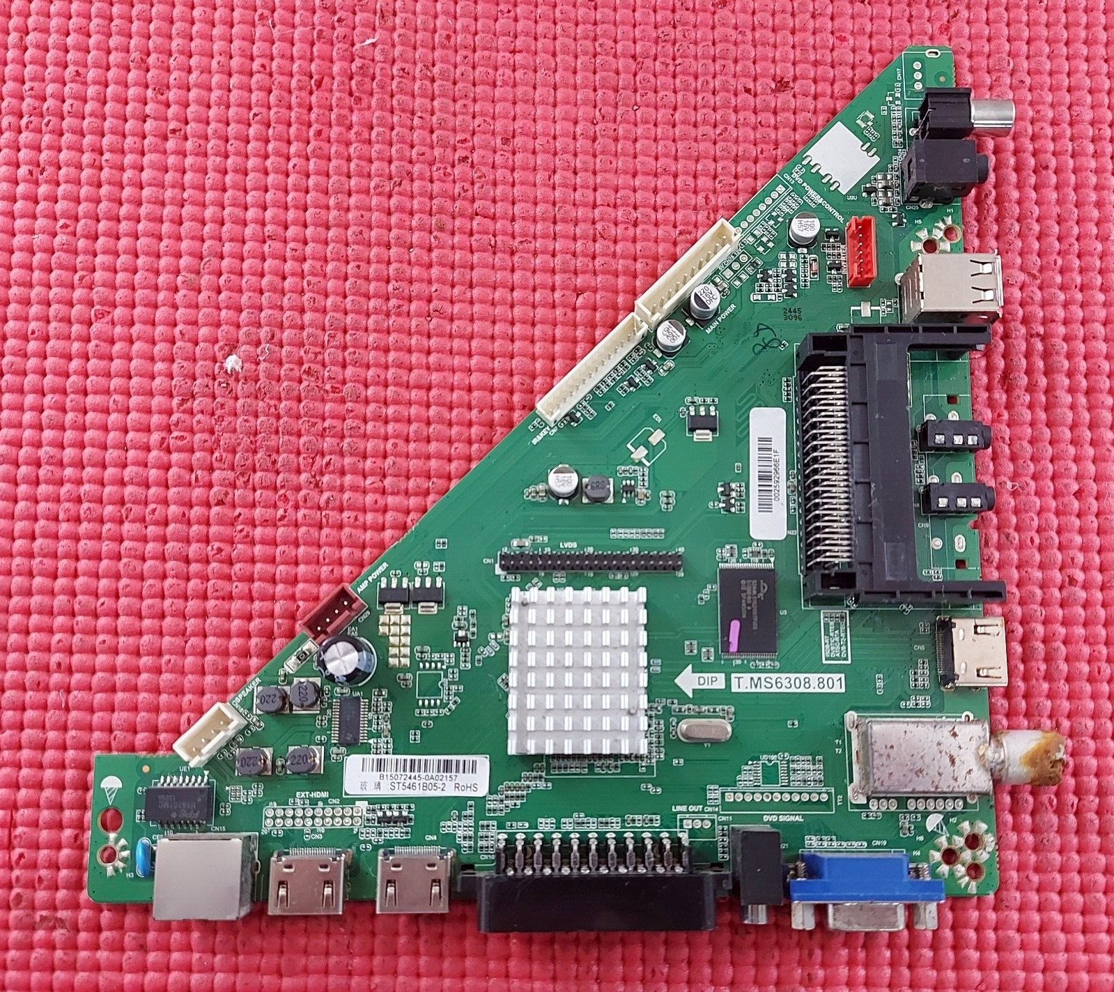 MAIN BOARD FOR BAUHN B55-63FHDF 55" TV T.MS6308.801 B15072445 SCREEN ST5461B05-2