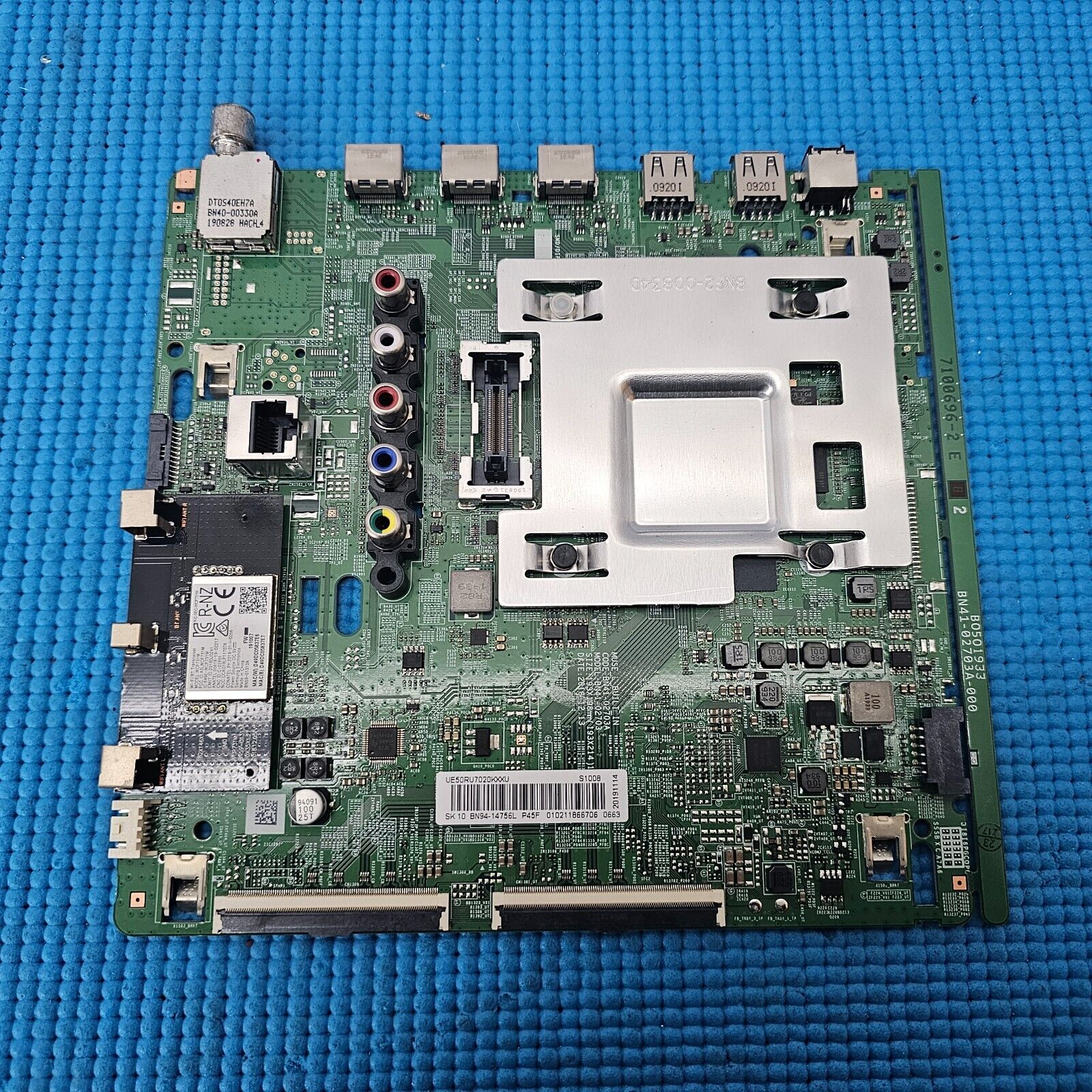 MAIN BOARD FOR SAMSUNG UE50RU7020K TV BN41-02703A BN94-14756L SCREEN T500QVN03.D