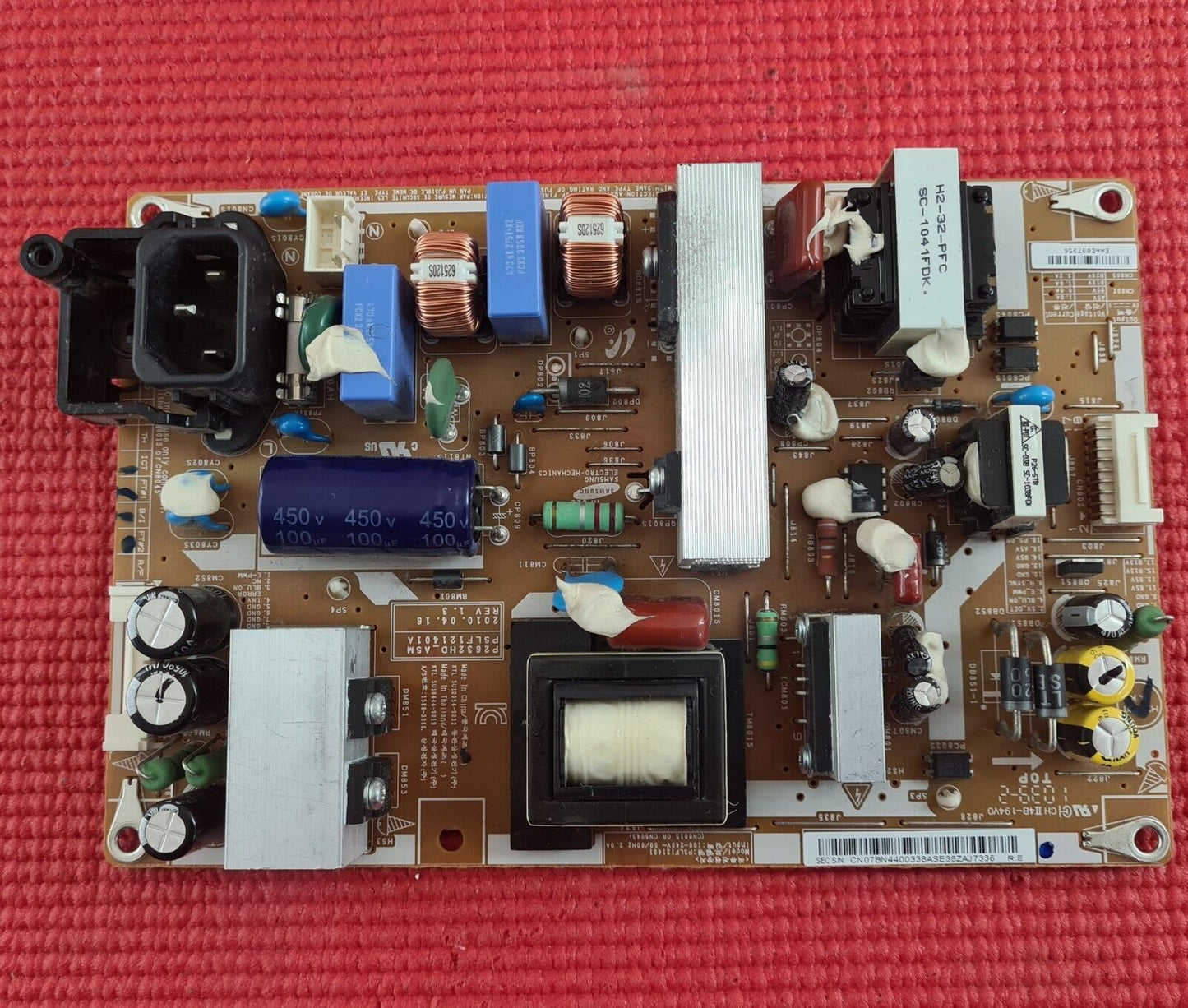 POWER SUPPLY BOARD FOR SAMSUNG LE32C450E1W 32" LCD TV PSLF121401 BN44-00338A