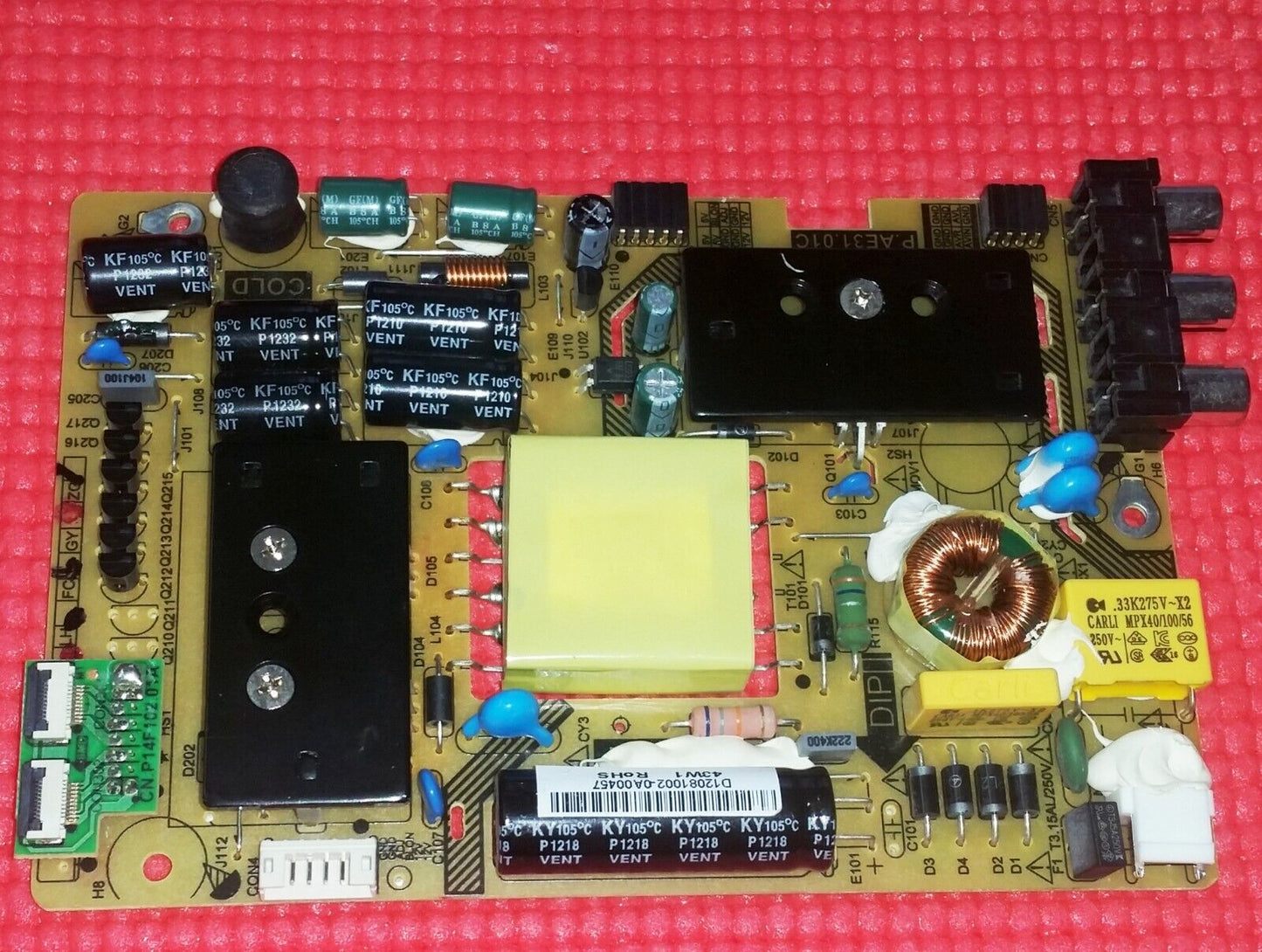 POWER SUPPLY BOARD FOR NURVO NUR22LCD TAURAS UR21631F 22" TV P.AE31.01C