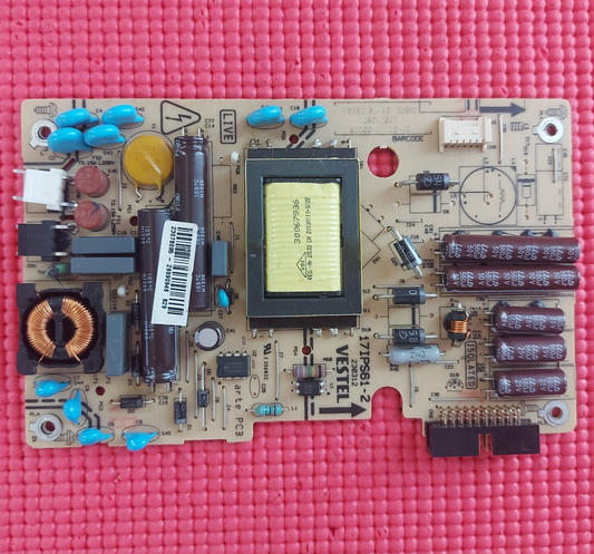 POWER BOARD FOR SHARP LC-24LE250K-BK 24" LED TV 17IPS61-2 23078095