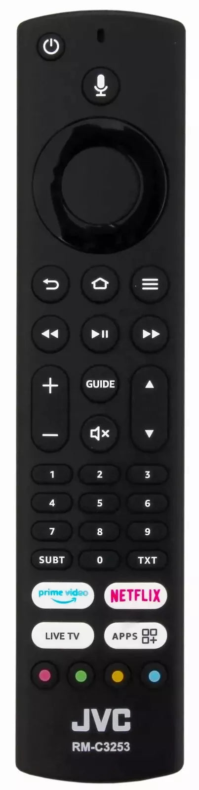 Original JVC RM-C3253 Remote Control LT-40CF890 LT-49CF890 LT-55CF890 Fire TV